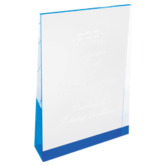 Blue 4 1/2" x 7" Acrylic Wedge