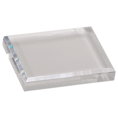 Clear 4 1/2" x 3 1/2" Acrylic Paperweight