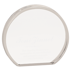 5" x 4 1/2" Clear Round Acrylic