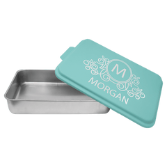 Teal 9" x 13" Aluminum Cake Pan with Lid