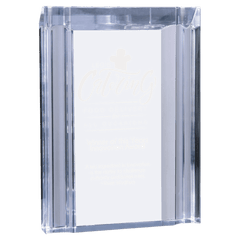 Clear 4 3/4" x 6 1/8" Channel Acrylic