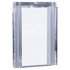 Clear 5" x 7" Channel Acrylic