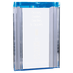 Blue 5" x 7" Channel Acrylic