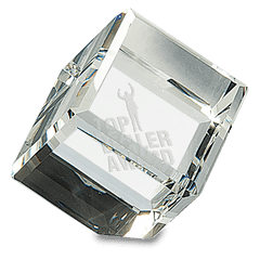 2 1/2" x 2 1/2" Crystal Cube