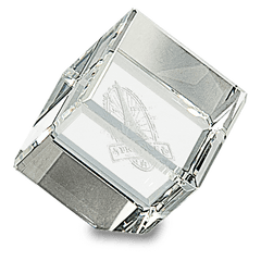 1 1/2" x 1 1/2" Crystal Cube