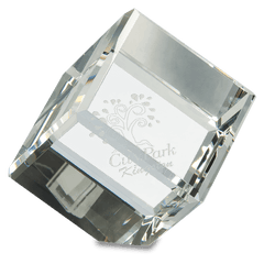 3" x 3" Crystal Cube