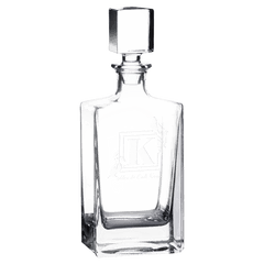 810ml Rectangle Glass Decanter with Printed Gift Box