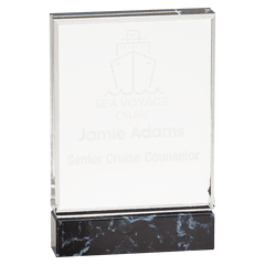 4" x 6" Black Fusion Acrylic