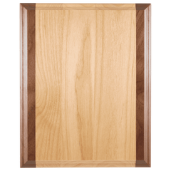 7" x 9" Genuine Red Alder & Genuine Walnut Plaque
