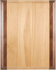 9" x 12" Genuine Red Alder & Genuine Walnut Plaque
