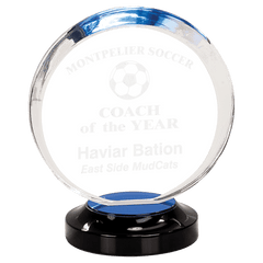 Blue 7" Halo Acrylic