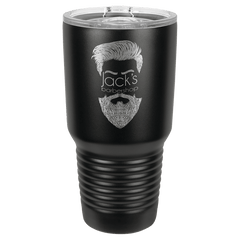 Polar Camel 30 oz. Full Black Ringneck Tumbler with Slider Lid