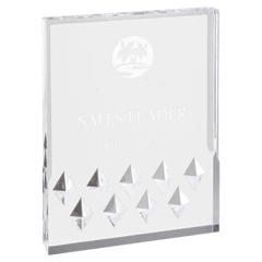 Silver 4" x 6" Diamond Mirage Acrylic