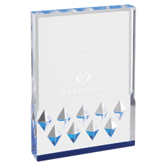 Blue 5" x 7" Diamond Mirage Acrylic