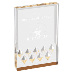 Gold 6" x 8" Diamond Mirage Acrylic