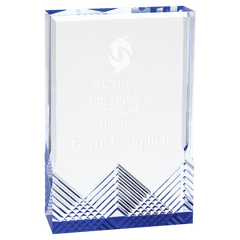 Blue 4 1/4" x 6" Apex Mirage Acrylic