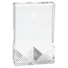 Silver 4 1/4" x 6" Apex Mirage Acrylic