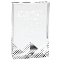 Silver 5" x 7" Apex Mirage Acrylic