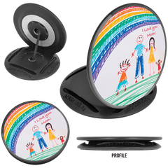 1 1/2" Black Nuckees Phone & Tablet Holder (Insert not included)