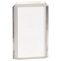 Clear 4 3/4" x 7 1/2" Premier Acrylic