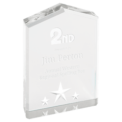 Silver 5" Star Point Acrylic