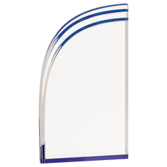 Blue 4" x 7" Wave Acrylic