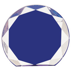 Blue 6 1/4" Sunburst Acrylic