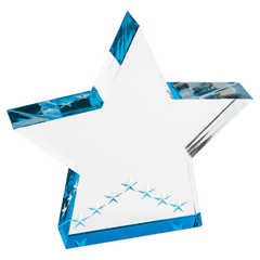 Blue 5" Star Performer Acrylic