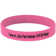 Pink/Black 3 3/4" Laserable Bracelet