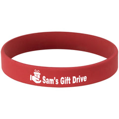 Custom Laser-Engraved Silicone Wristband - Adult
