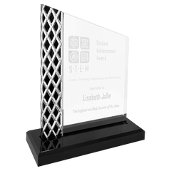 Black 7" Unite Diamond Ice Acrylic