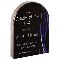 Blue 7" Arch Vapor Acrylic