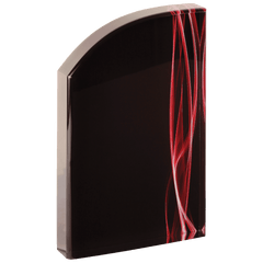 Red 8" Wave Vapor Acrylic