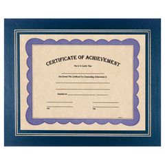Blue 13 1/4" x 10 3/4" Certificate Holder