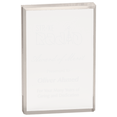 4" x 6" Clear Rectangle Acrylic