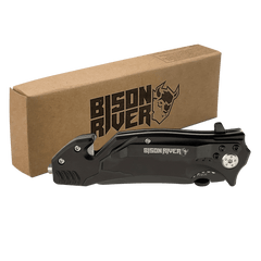 BR001 - Bison River 4 1/2" Black Rescue Knife (Copy)