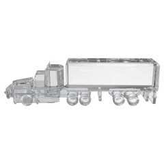 10" x 3" Crystal Semi Truck
