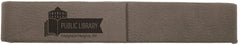 Gray 6 1/2" x 1" Laserable Leatherette Single Pen Case