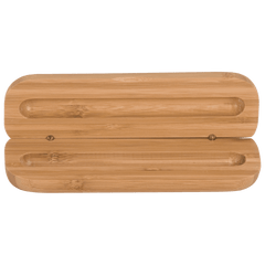 6 3/4" x 2 1/8" Bamboo Pen Case (Case only, pen not included)