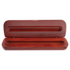 6 3/4" x 2 1/8" Rosewood Finish Pen Case (Case only, pen not included)