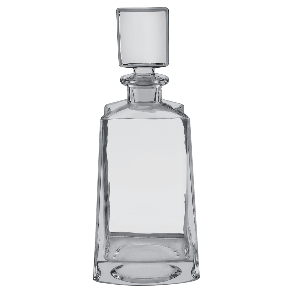 750mL 12" Tequila Decanter with Black Gift Box and Printed Paper Sleeve