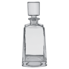 750mL 12" Tequila Decanter with Black Gift Box and Printed Paper Sleeve