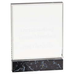 6" x 8" Black Fusion Acrylic