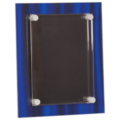 Blue 8" x 10" Velvet Stand-Off Acrylic Plaque