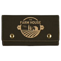 Black/Gold Laserable Leatherette Card & Dice Set