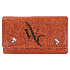 Basketball Laserable Leatherette Card & Dice Set