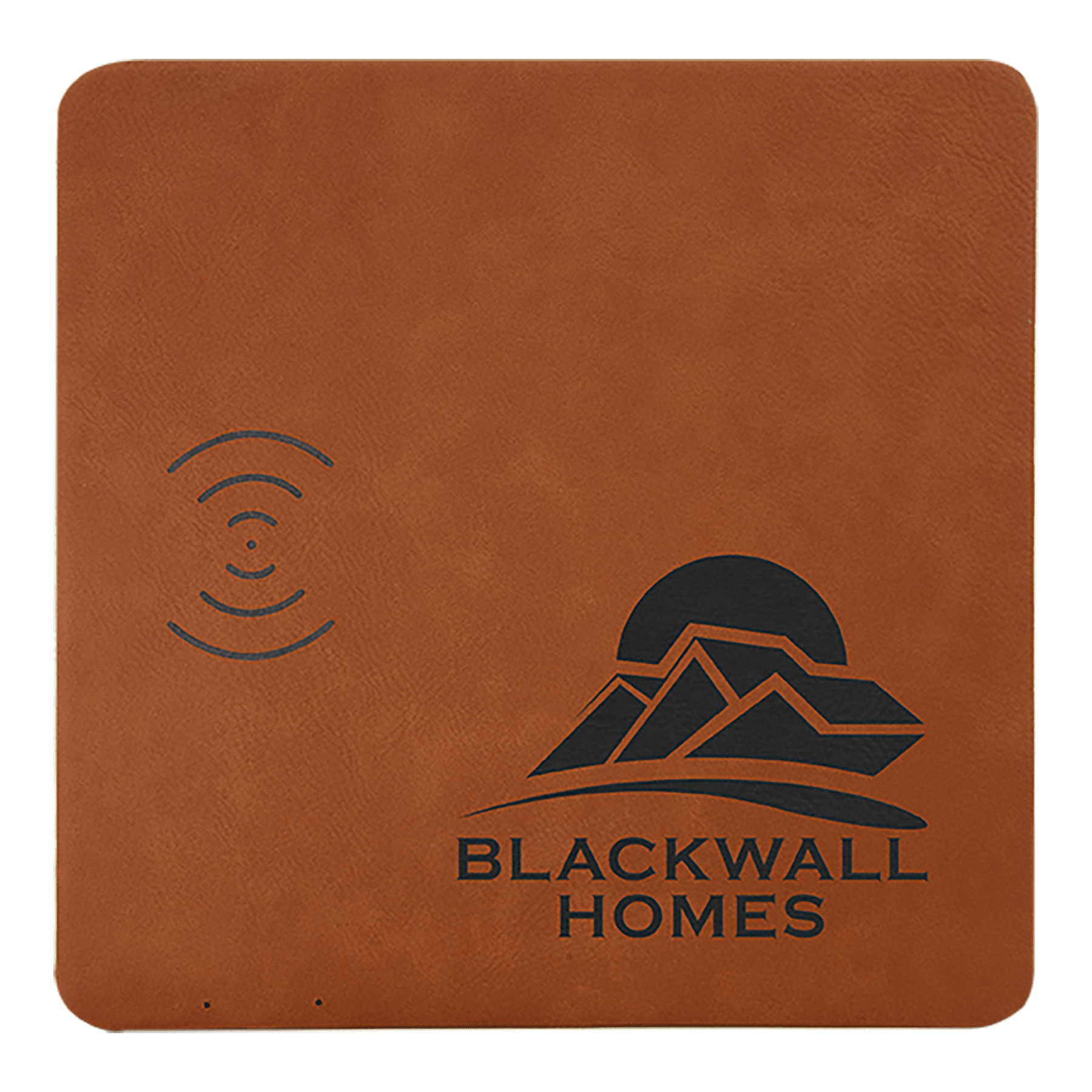 Rawhide 8" x 8" Laserable Leatherette Phone Charging Mat