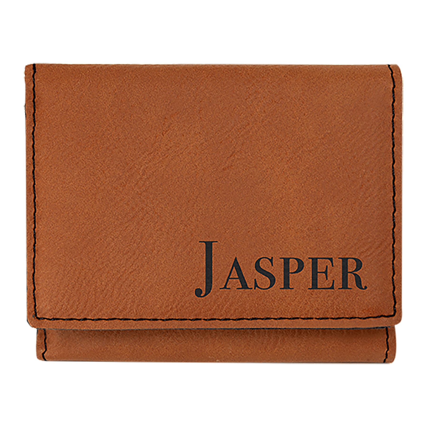 Rawhide 3" x 4" Laserable Leatherette Trifold Wallet