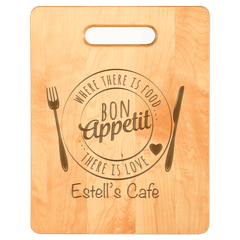 11 1/2" x 8 3/4" Maple Cutting Board