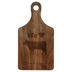 13 1/2" x 7" Walnut Paddle Shape Cutting Board